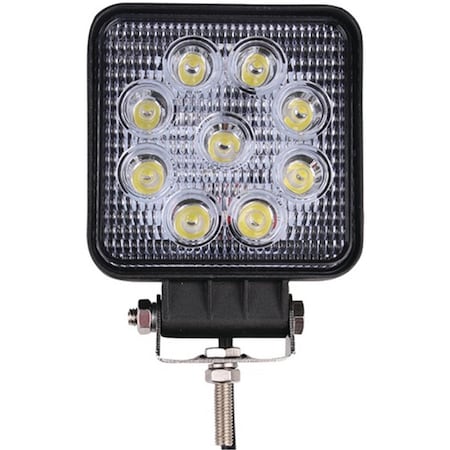 Db Link 3 watt LEDs x 9 1550 Lumen Lux Performance Square LED Flood Work Light, 4 in. DBLXW40S